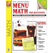 REMEDIA PUBLICATIONS Menu Math for Beginners Book, Grades 1-3 111A